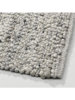 Pebbles Gris Clair/Beige • Tapis en Ligne