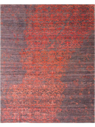 Transitional Pourpre-Orange • Tapis en Ligne