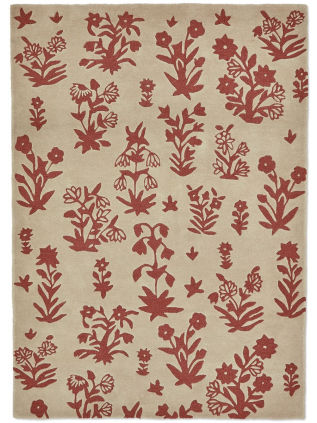 Sanderson | Woodland Glade Damson Linen Russet Brown 146801 | Carpet | Online Tapijten