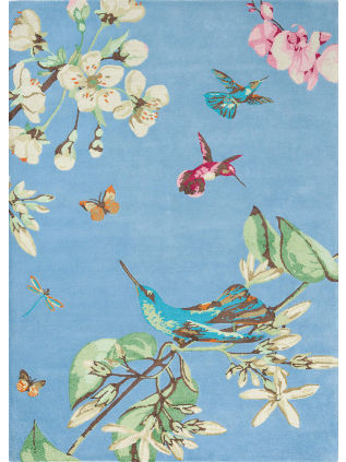 Hummingbird Blue • Online Tapijten