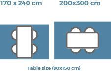 Four seat dining table