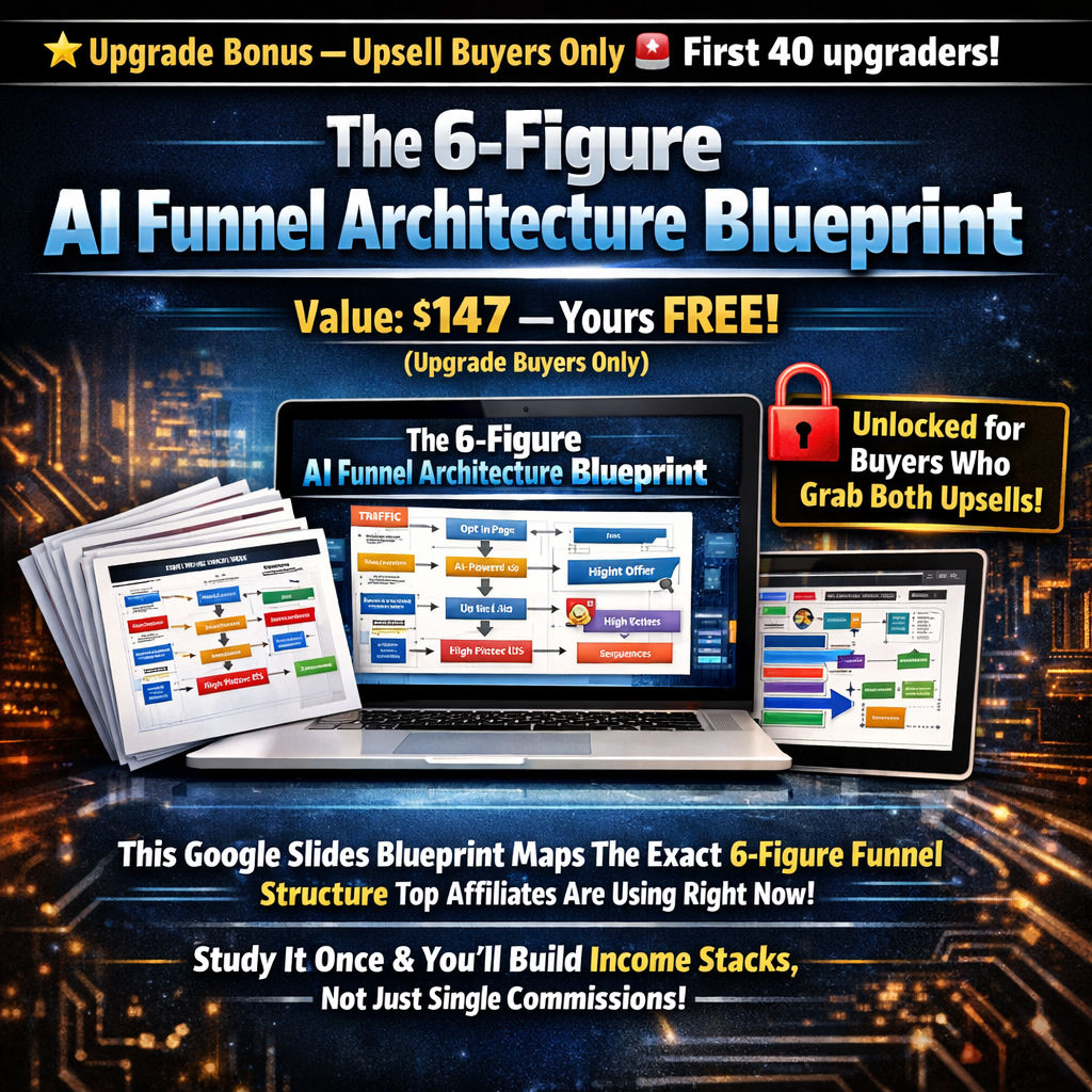 Upgrade Bonus – 6-Figure AI Funnel Blueprint