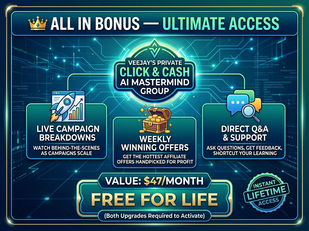 ALL IN Bonus – Private Mastermind Group