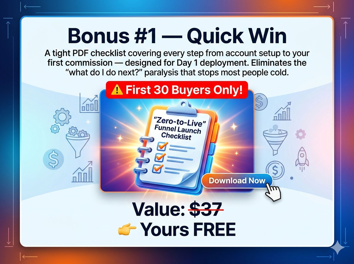 Bonus 1 — Funnel Launch Checklist