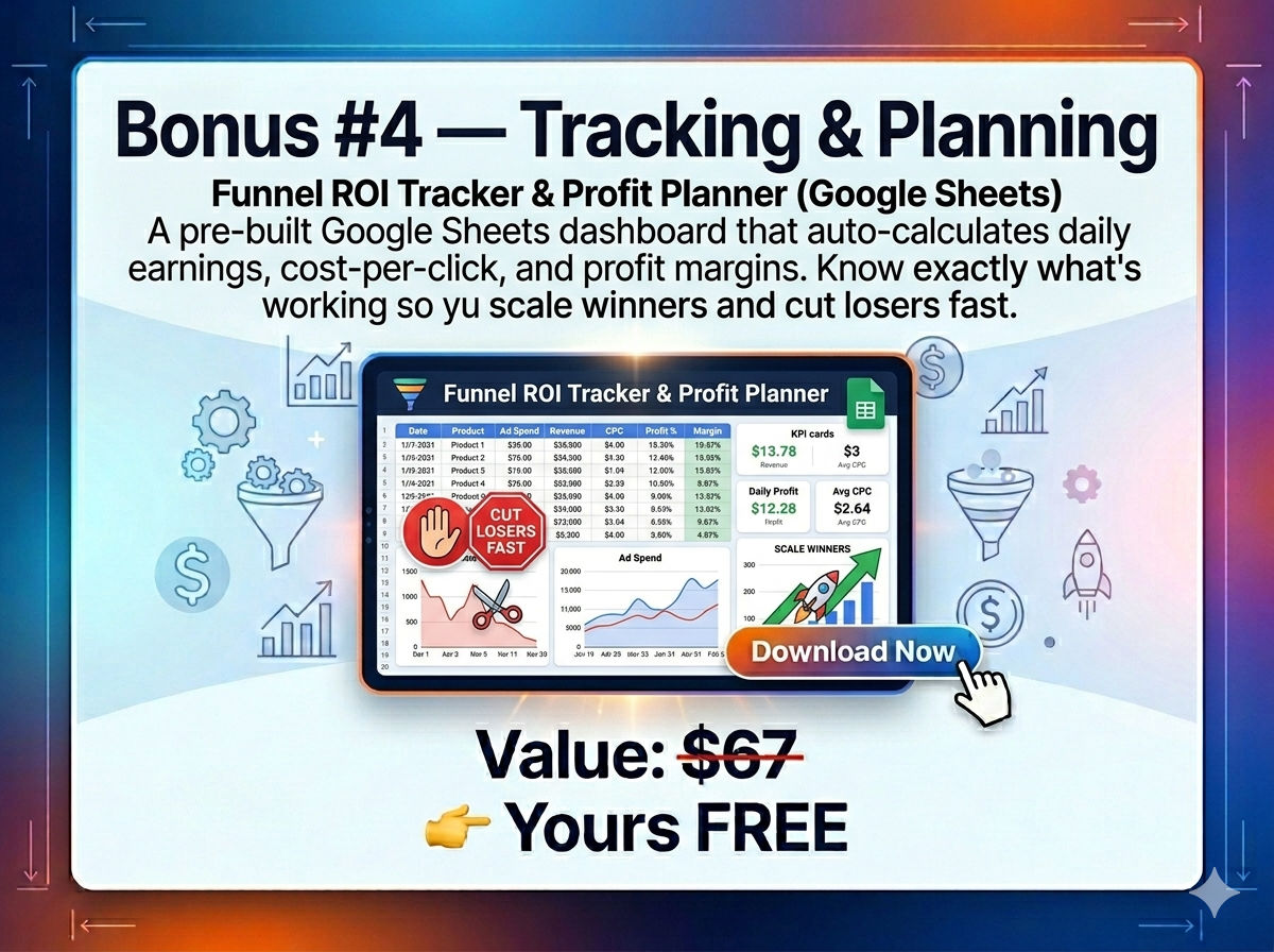 Bonus 4 — Funnel ROI Tracker