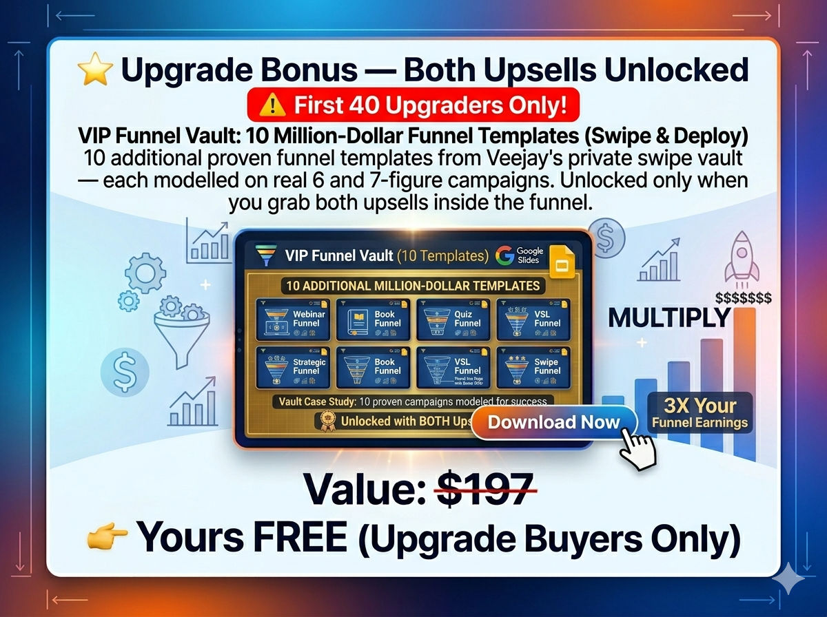 Upgrade Bonus — VIP Funnel Vault