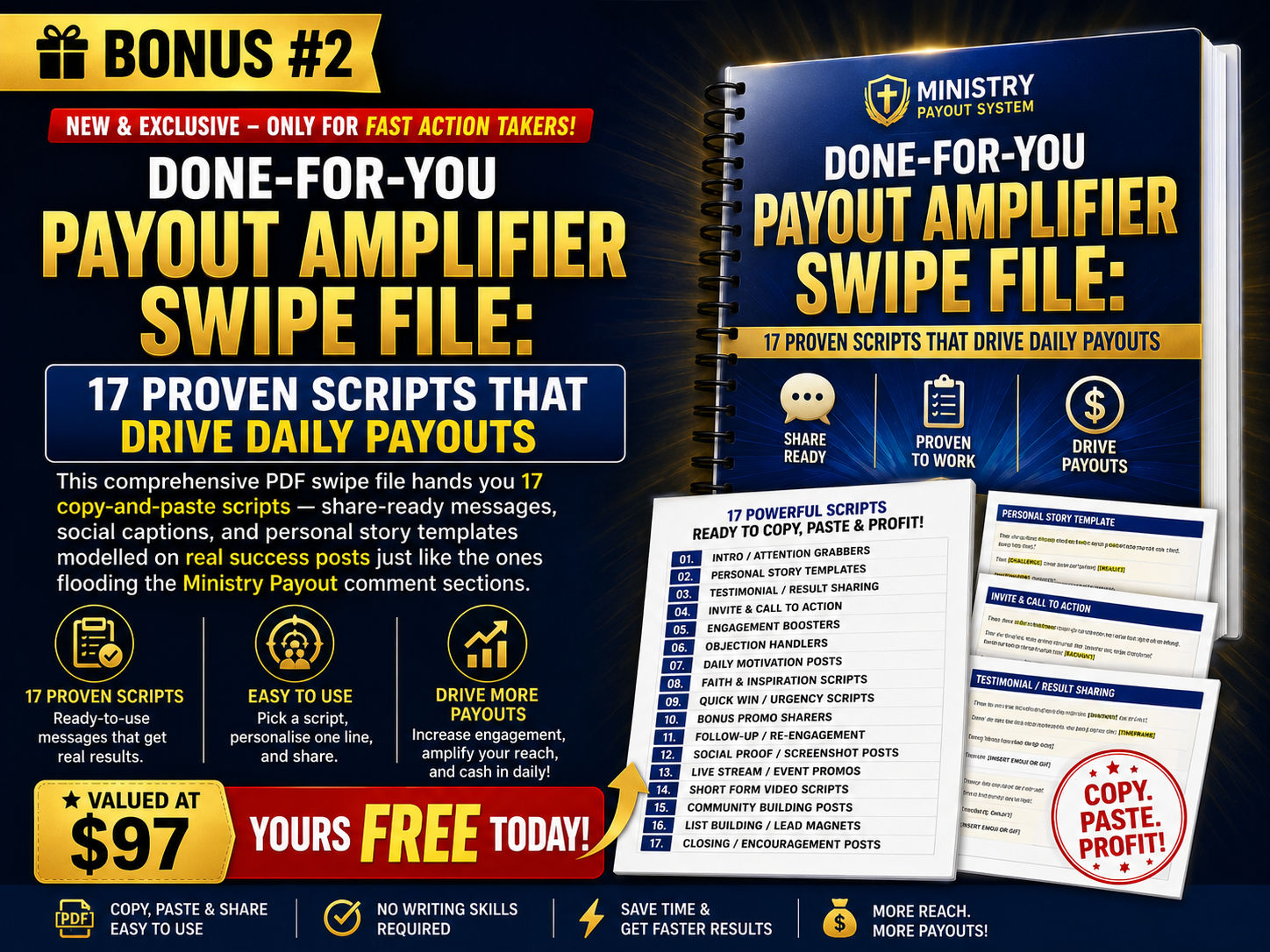 Bonus #2 – Done-For-You Payout Amplifier Swipe File