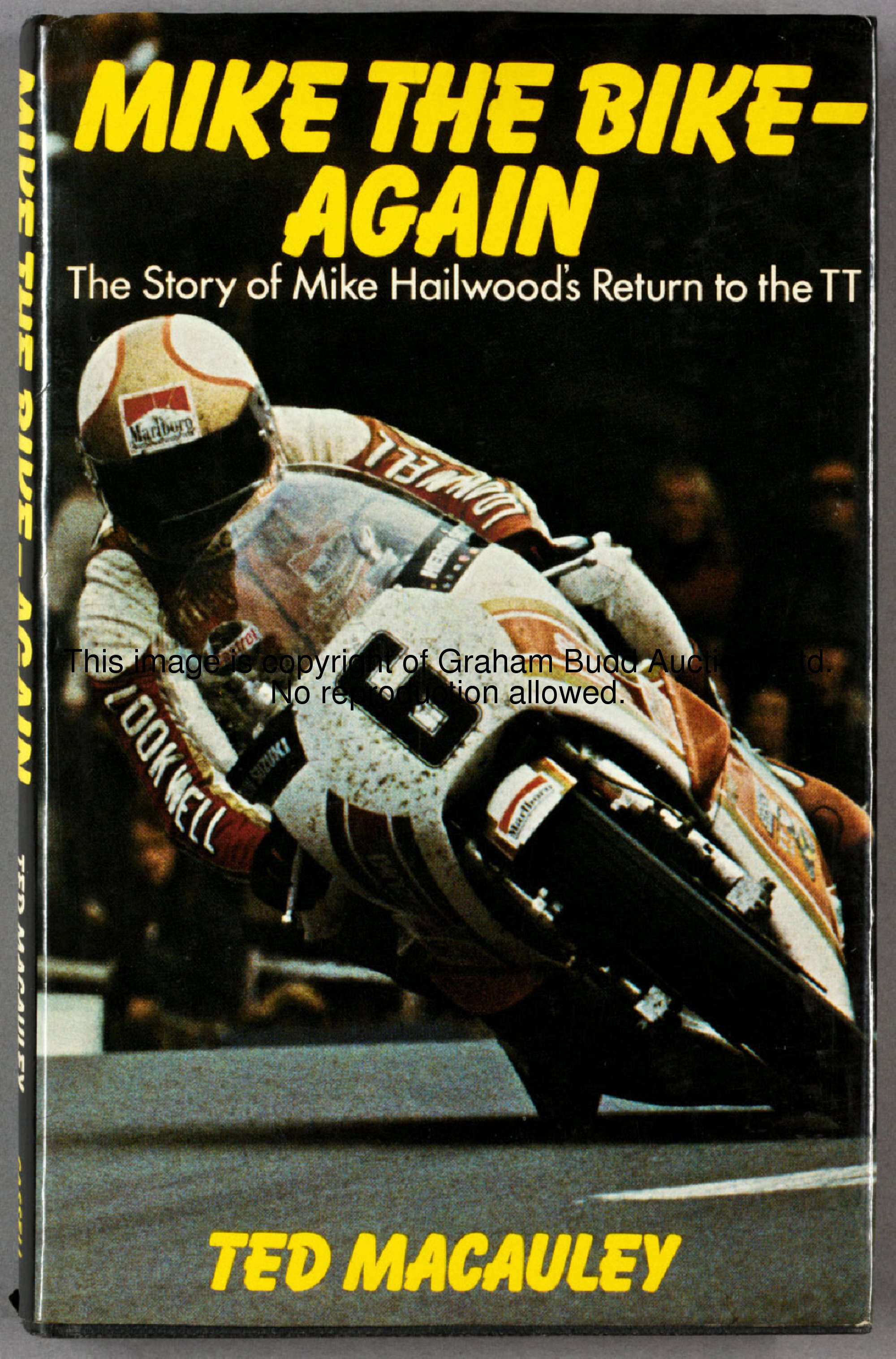 Mike Hailwood & motorbike racing memorabilia, including 2 autograph books containg the signatures of...