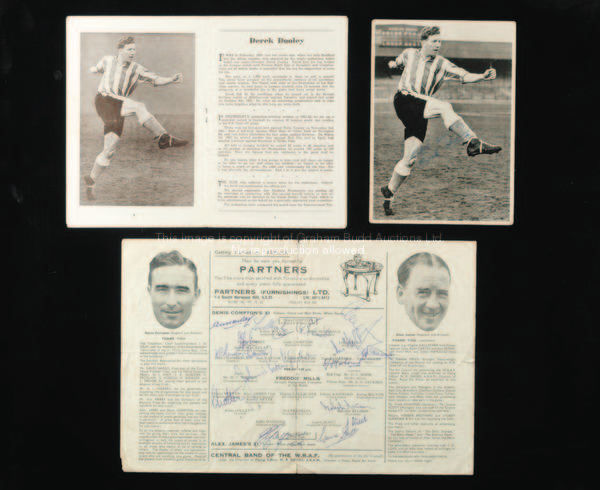 Two signed programmes, The Derek Dooley Trust Fund match, Sheffield XI v International XI, Hillsboro...