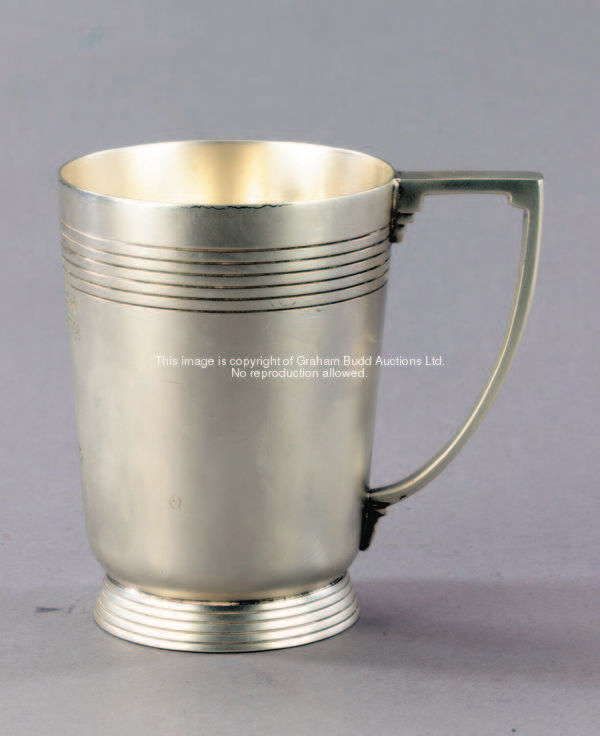 Alex Stepney's 1970 F.A. Cup third place tankard, electroplated, inscribed THE FOOTBALL ASSOCIATION ...