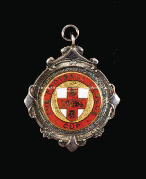 A silver & enamel League Cup runners-up medal, 1980-81, inscribed THE FOOTBALL LEAGUE CUP, FINALISTS...