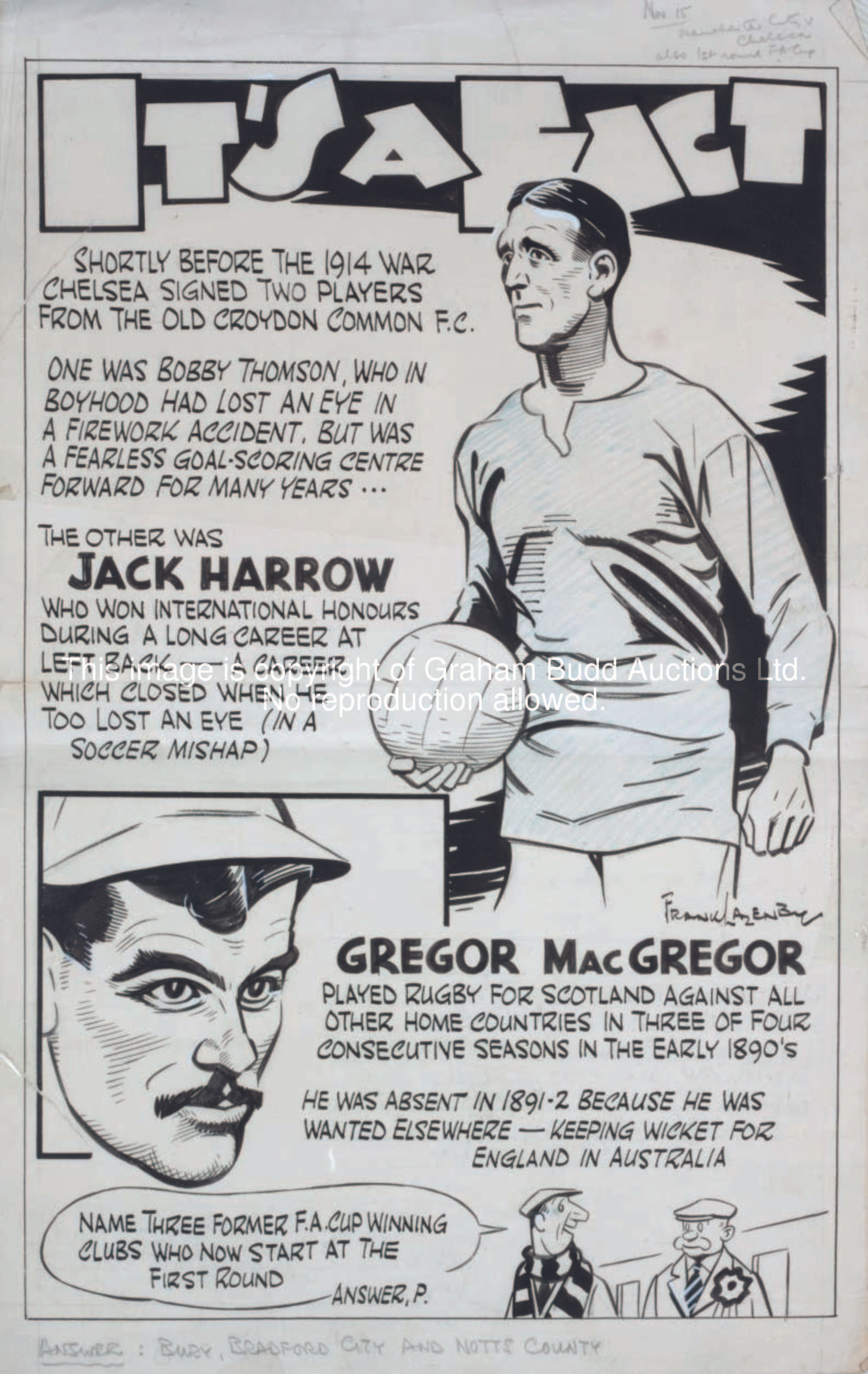 An album of memorabilia relating to Jack Harrow, including many photographs of the Chelsea FC tour t...