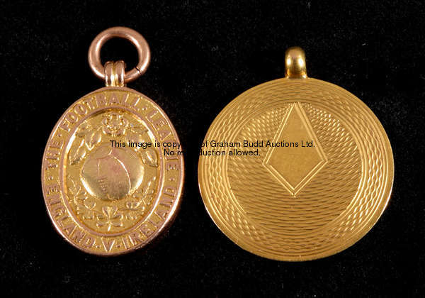 A 9ct. gold Inter League representative medal 1932, inscribed THE FOOTBALL LEAGUE, ENGLAND V IRELAND...