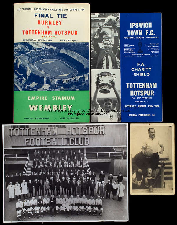 Tottenham Hotspur programmes dating from 1961-62 onwards, large collection, mostly homes, the lot in...