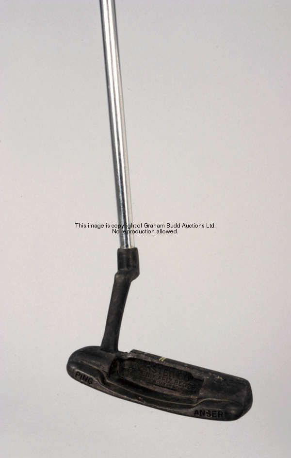 A Ping Anser putter, circa 1968, Phoenix address, the sole stamped JACK NICKLAUS, with original grip...