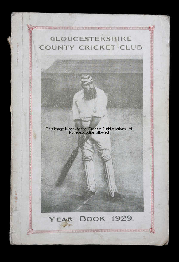 11 Gloucestershire County Cricket Club Yearbooks, for 1929 to 1937, 1939 & 1949