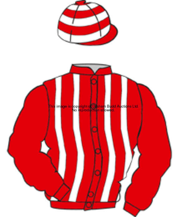 Distinctive Colours: RED and WHITE stripes, RED sleeves, hooped cap