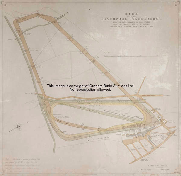 Aintree racecourse architectural and engineering archive, including an architect's model titled AINT...