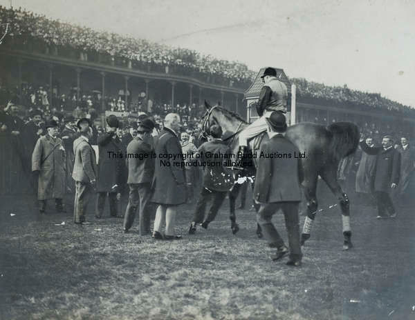 A trio of b&w photographs by W.W. Rouch featuring H.R.H. The Prince of Wales and his 1900 Grand Nati...