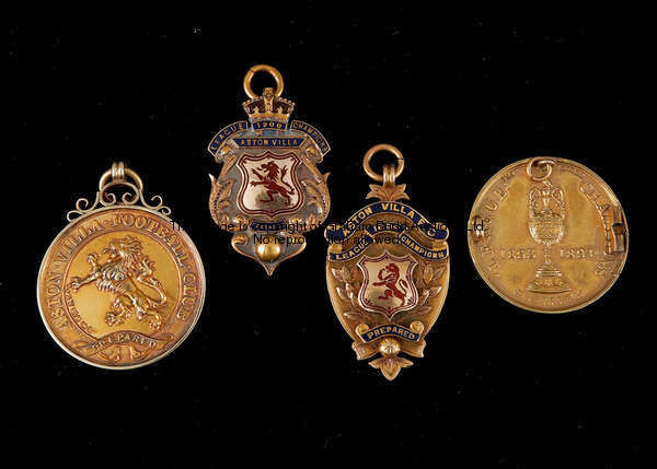 A 15ct. gold League Division One Championship medal season 1893-94,  decorative face, inscribed  to ...