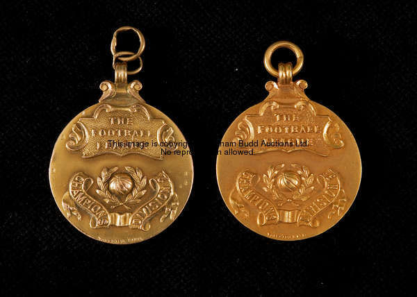 A Football League Division Three championship medal season 1967-68, inscribed with the above details...