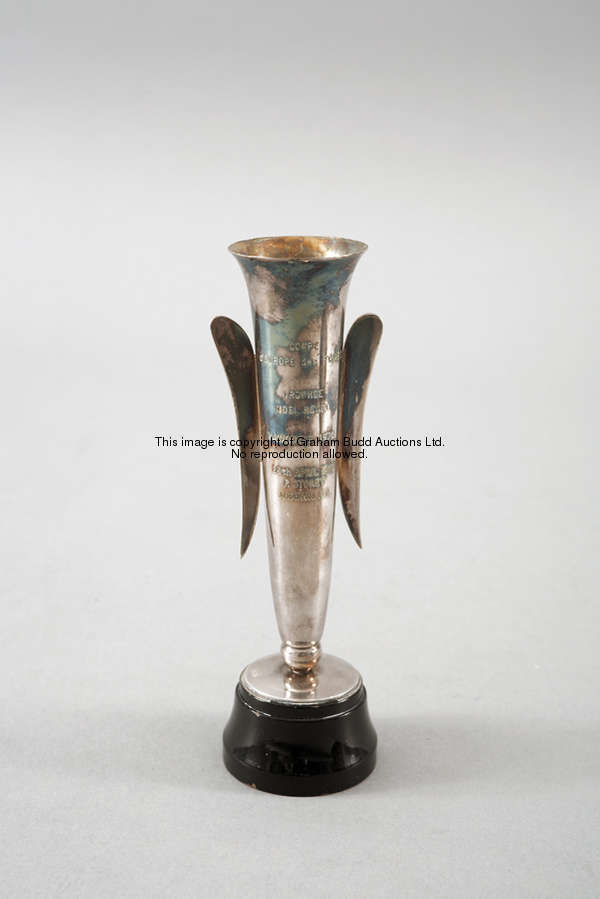 Peter Storey's winner's presentation for the 1970 FAIRS Cup, in the form of a continental miniature ...