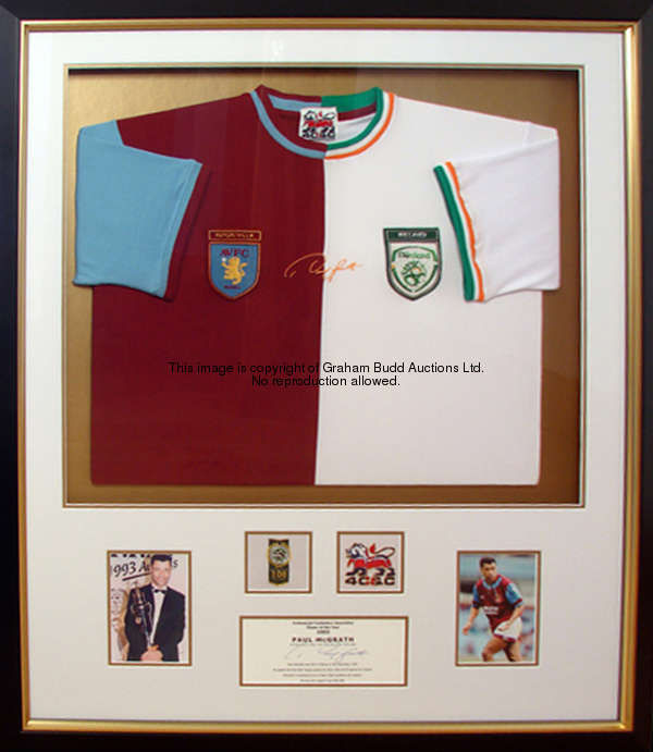 Richard Gough's match-worn blue, white and red Rangers No.4 Coca-Cola Cup  final jersey, with v-neck  - Graham Budd Auctions