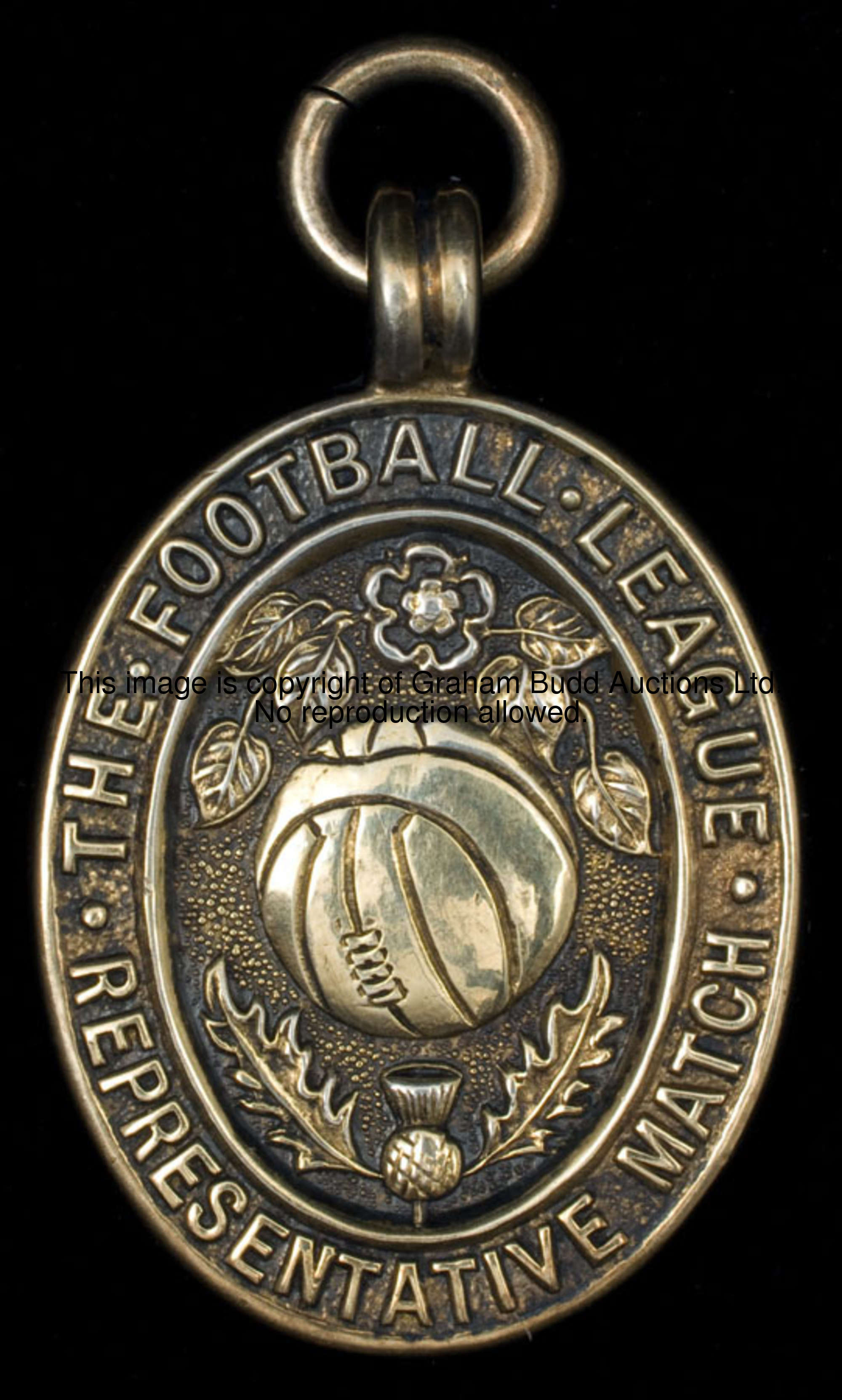 A silver-gilt Football League representative medal 1972-73, inscribed THE FOOTBALL LEAGUE REPRESENTA...