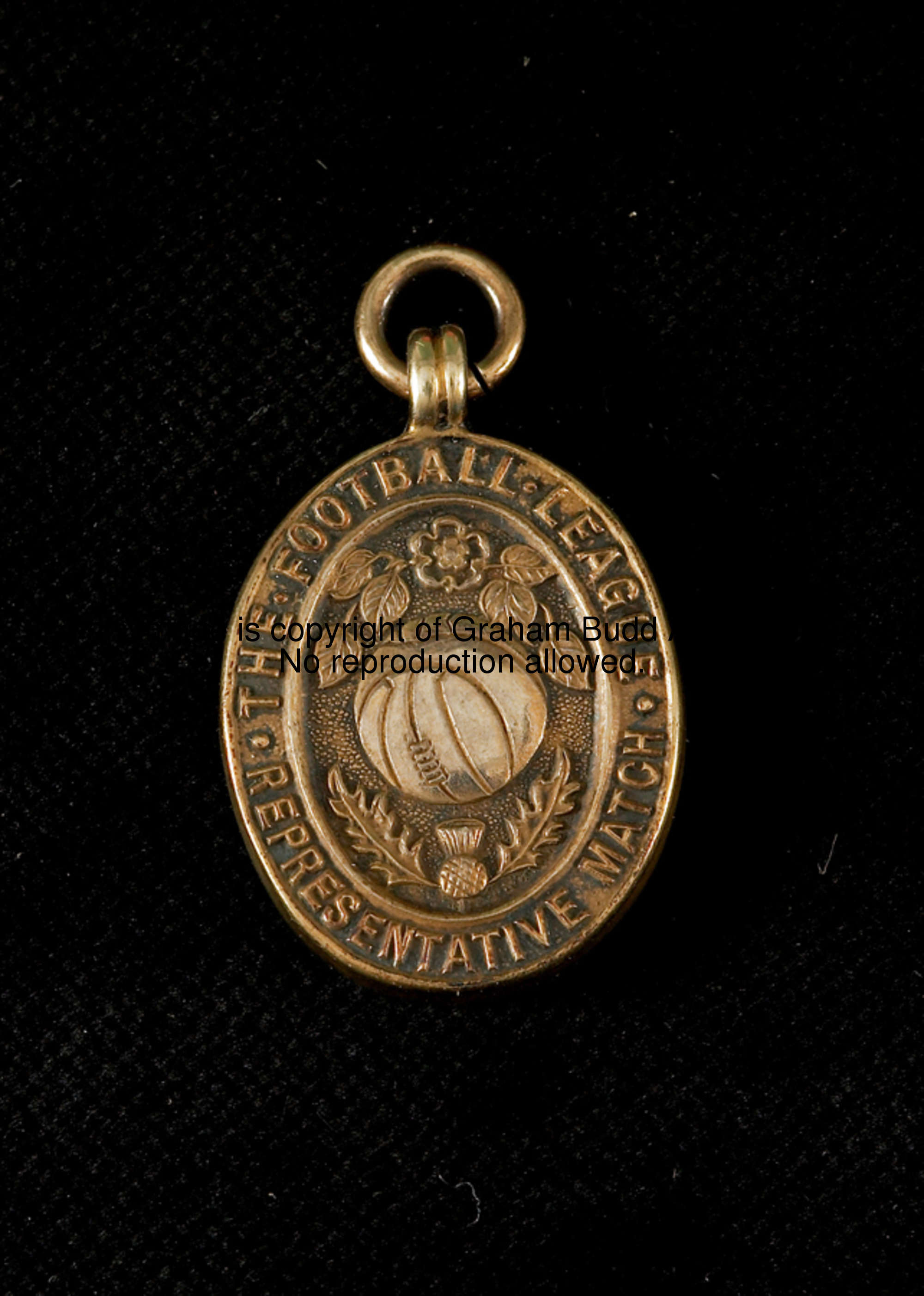 A silver-gilt Inter-League medal 1971-72, inscribed THE FOOTBALL LEAGUE, REPRESENTATIVE MATCH, THE F...