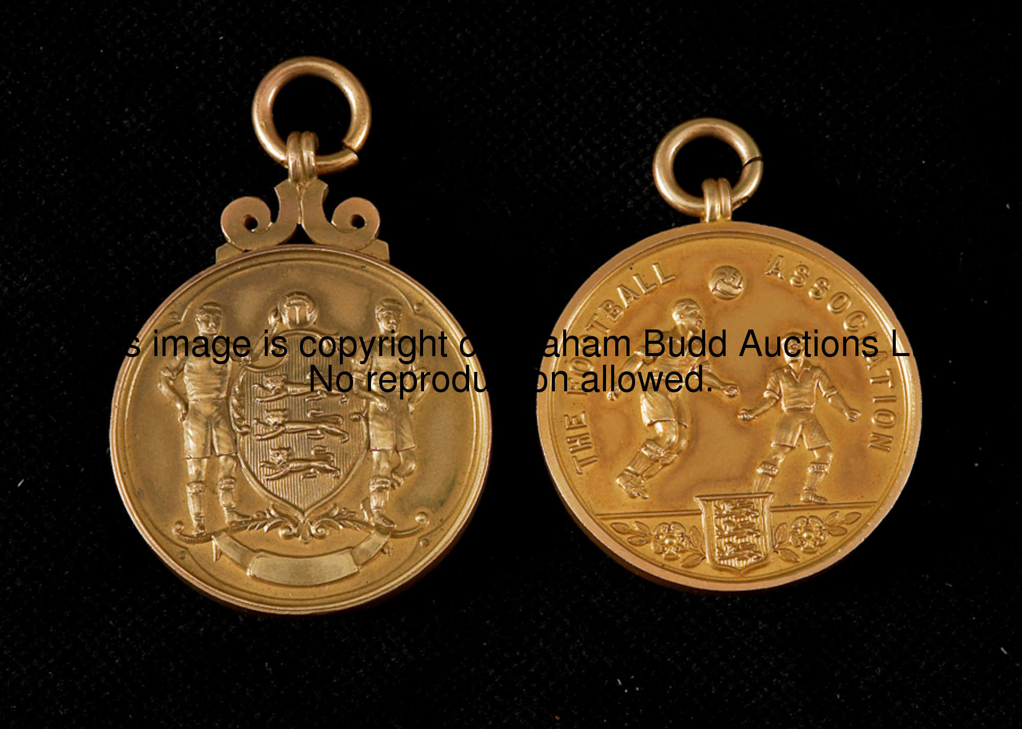 A 9ct. gold F.A. Cup winner's medal 1946-47, inscribed THE FOOTBALL ASSOCIATION, CHALLENGE CUP, WINN...