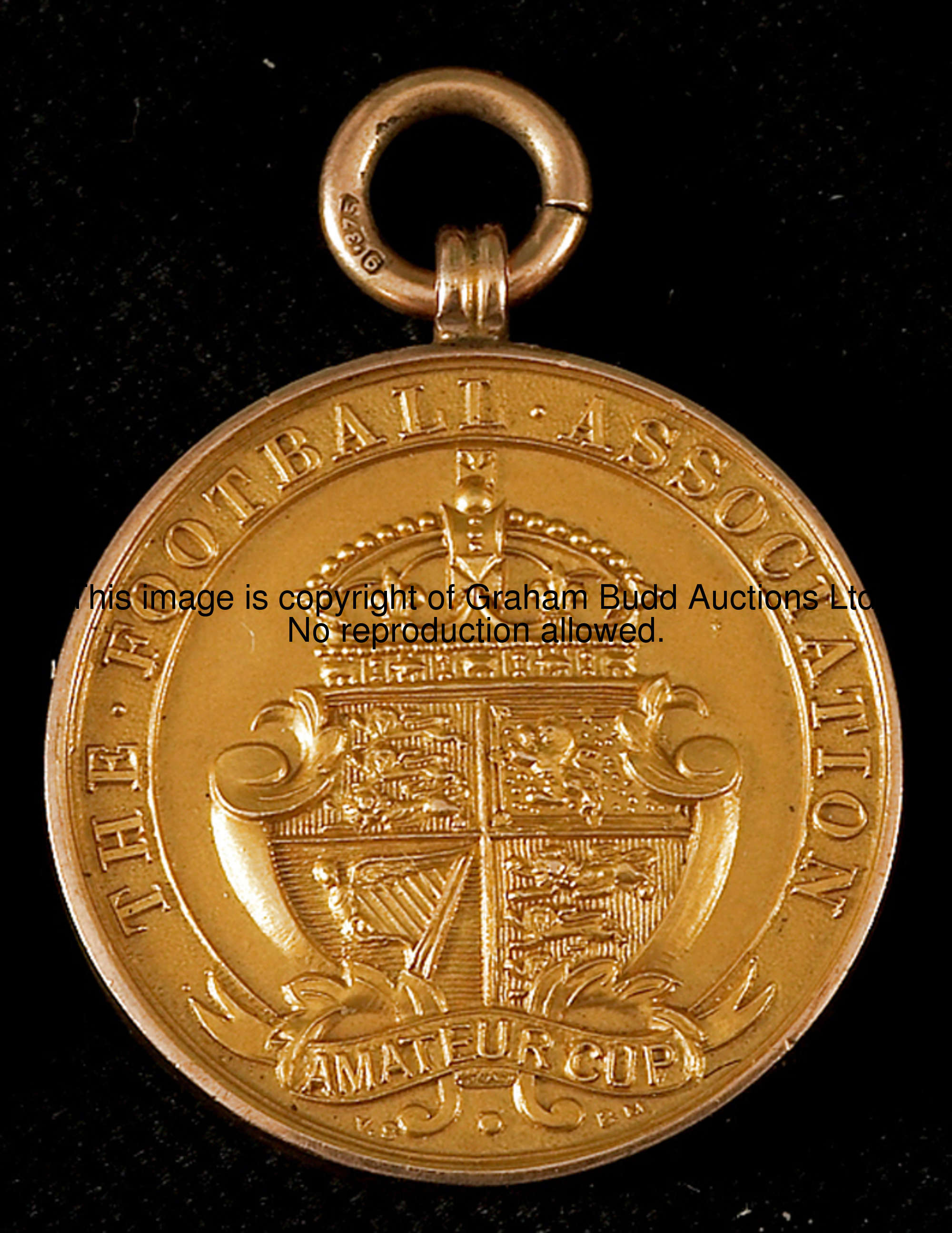 A 9ct. gold Football Association Amateur Cup winner's medal 1929, the reverse inscribed WINNERS  The...