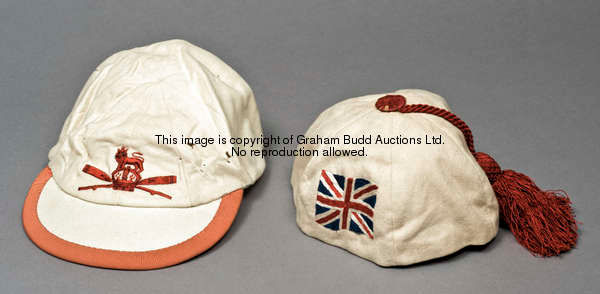 A Great Britain international cap, early 20th century, possibly Olympic related, in cream cloth by G...