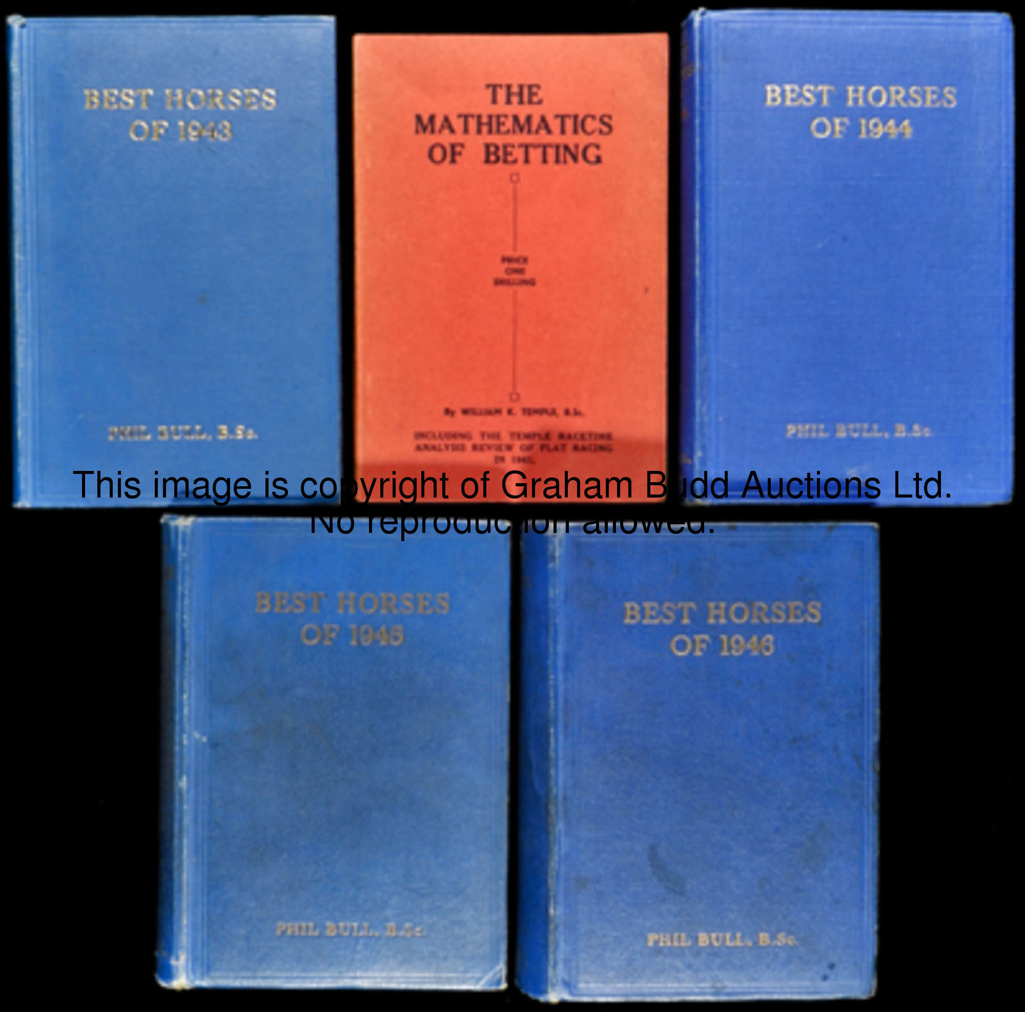 Bull (Phil) Best Horses of ..., a run of four volumes 1943 to 1946; sold together with The Mathemati...