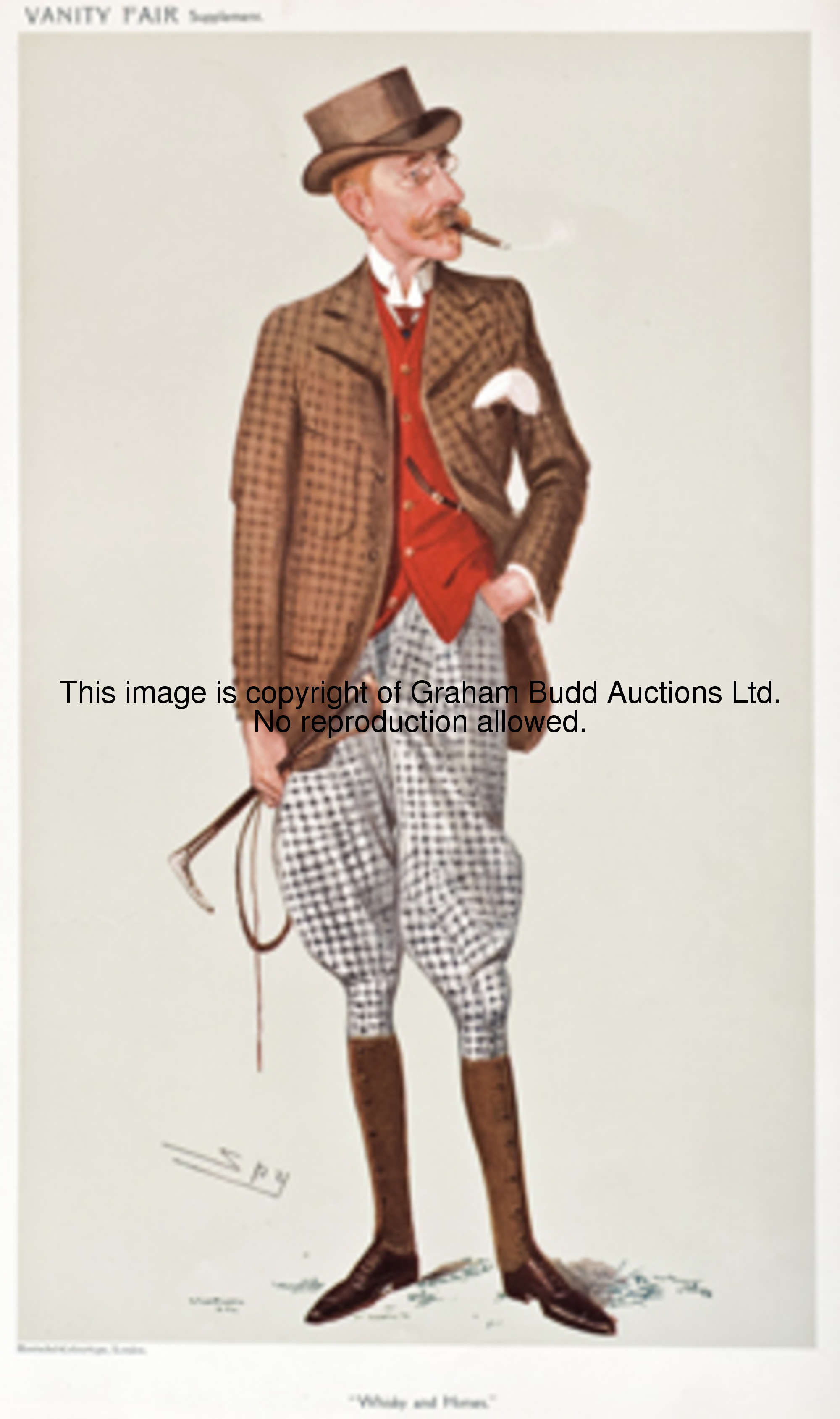 A collection of 40 Vanity Fair prints from the Turf Devotees series, by Ape, Spy, Elf, GDG & Lib, un...
