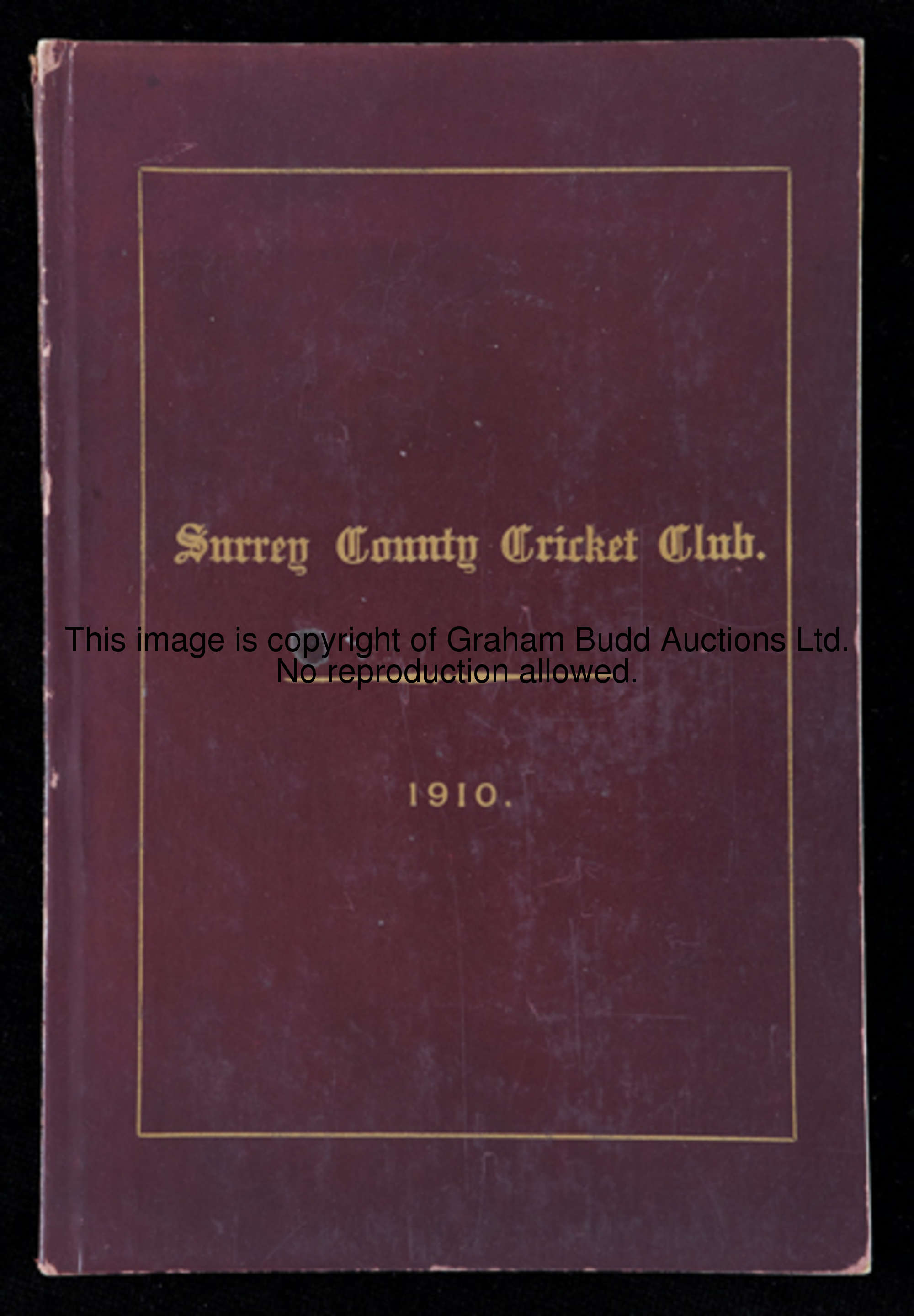 A collection of Surrey CCC yearbooks, a near-complete run for 1910 to 1966