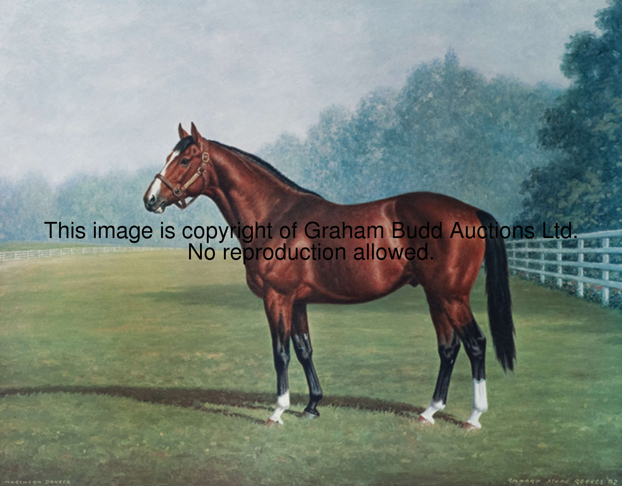 After Richard Stone Reeves (1919-2005) NORTHERN DANCER; SEATTLE SLEW (TWO) limited edition prints bo...