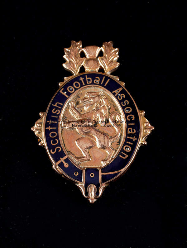 George Connelly's  9ct. gold & enamel Celtic Scottish F.A. Cup winner's medal season 1968-69, inscri...