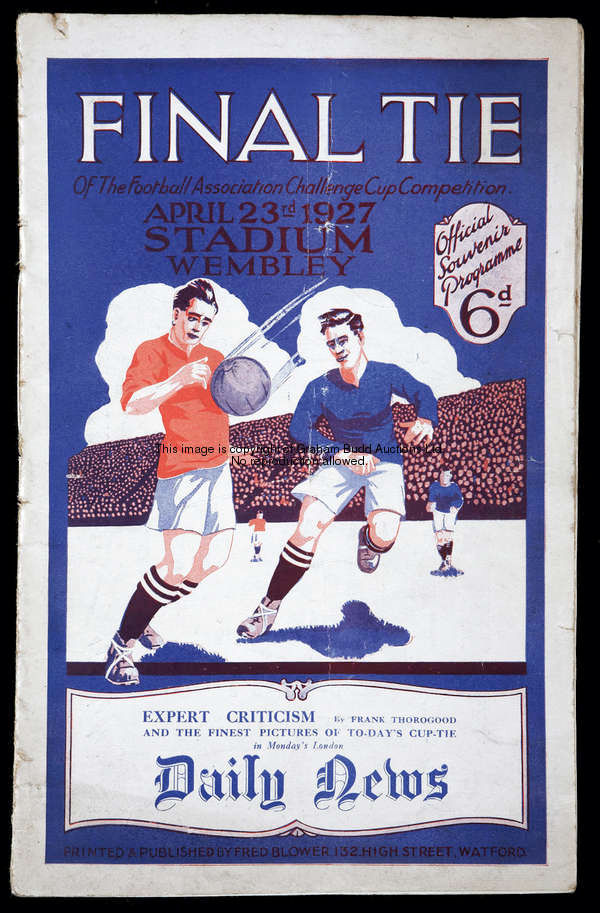 F.A. Cup final programmes Arsenal v Cardiff City 23rd April 1927 