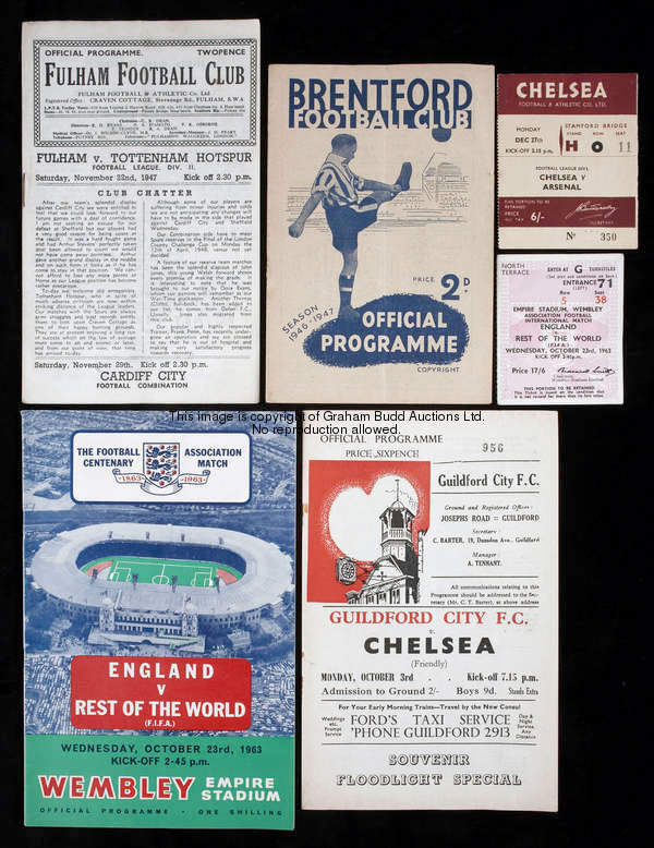 A collection of programmes dating from the 1940s to the 1970s, representation mostly southern and in...
