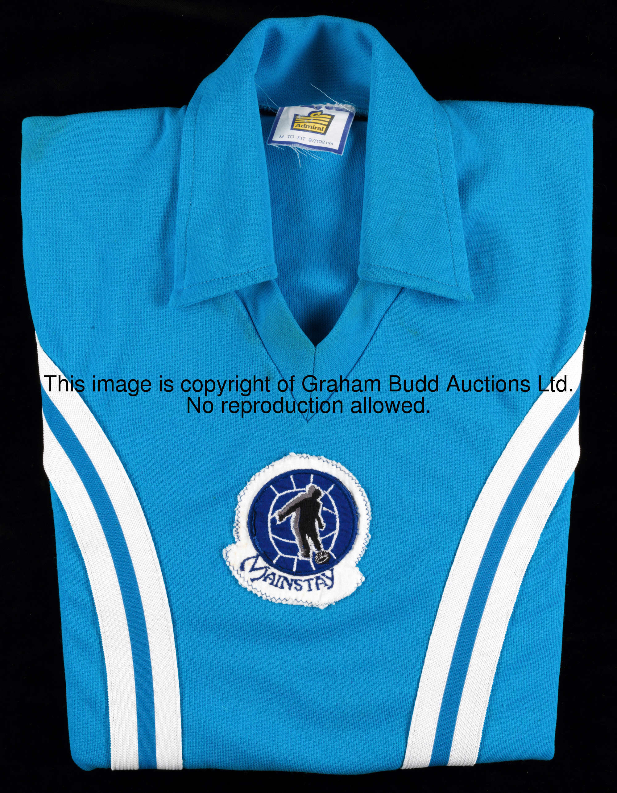 Bobby Moore's jersey from the Bobby Charlton 'Mainstay All Stars