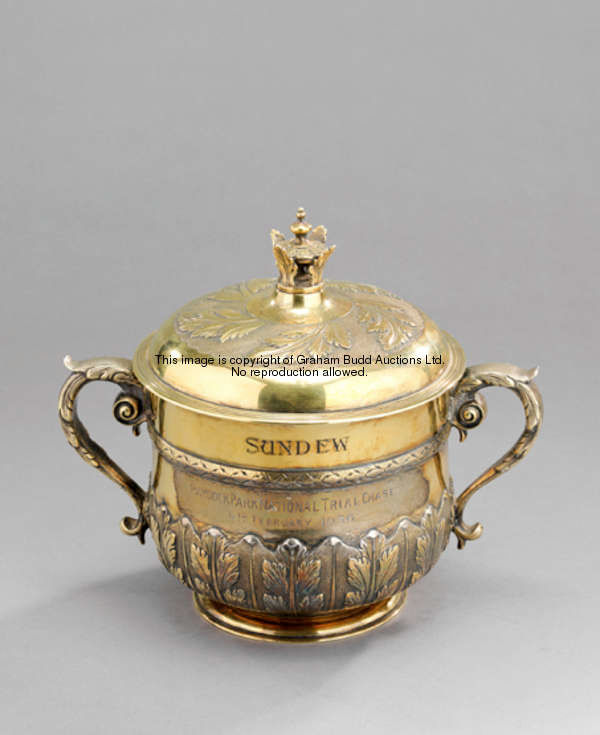 The trophy for the 1956 Haydock Park National Trial Chase won by the following season's Grand Nation...