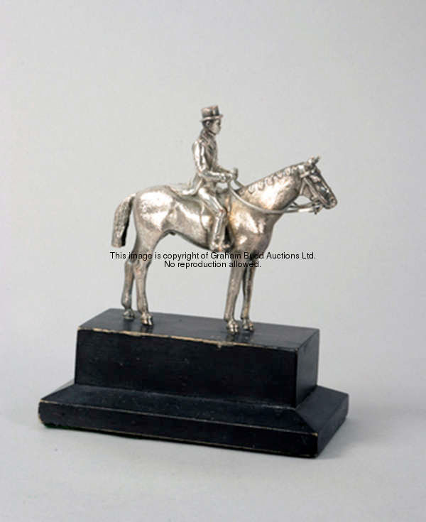 The winning rider's trophy for the 1962 Badminton Horse Trials, in the form of a Garrard & Co electr...