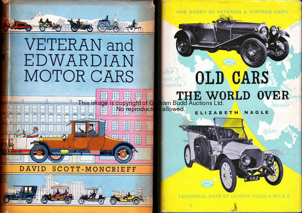 A collection of volumes relating to the formative years of motoring and motorsport, mostly scarce 19...