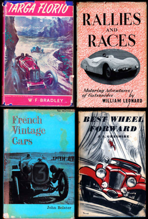 A collection of sportscar racing and marque histories from the vintage era onwards, mostly scarce 19...