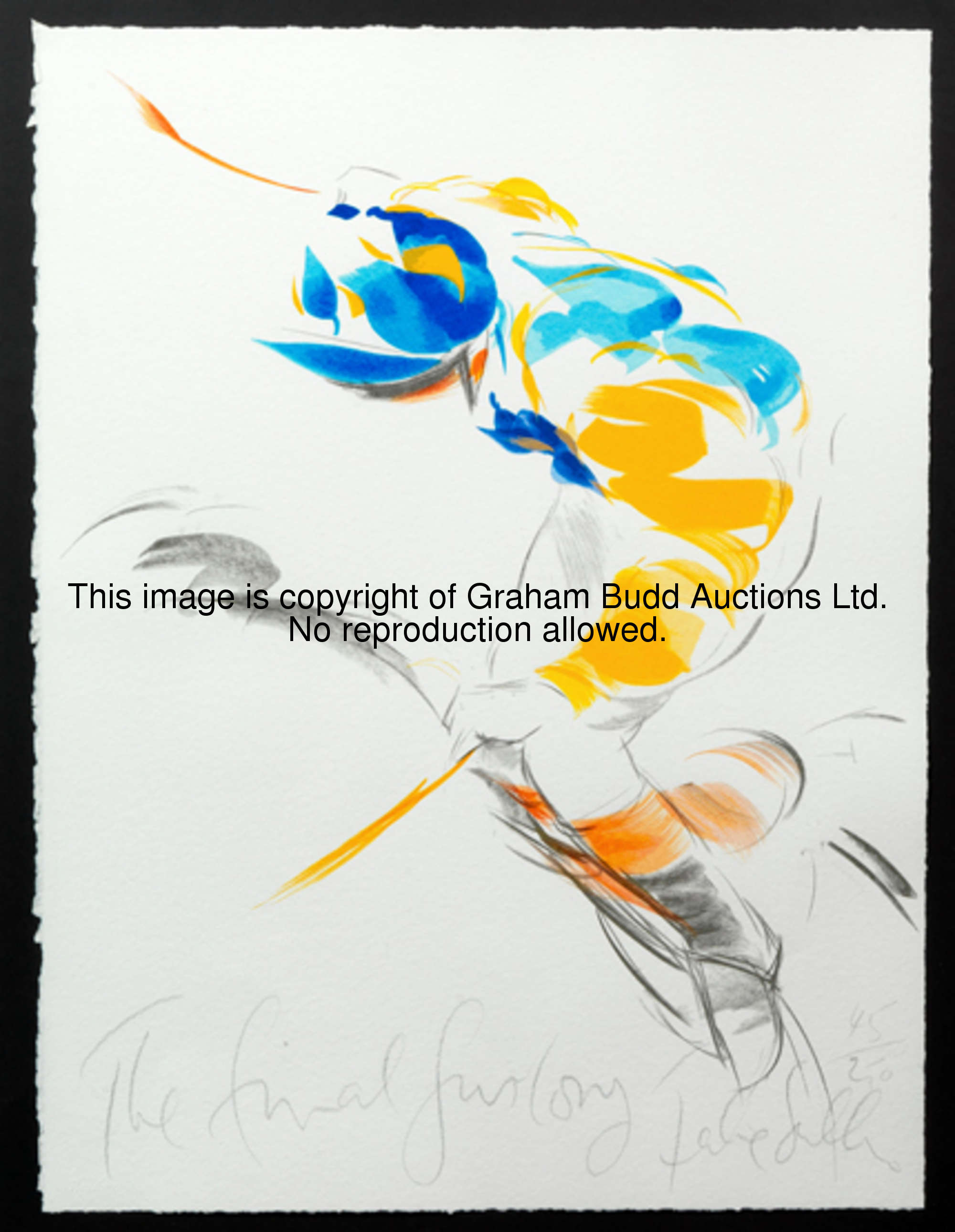 Jake Sutton (contemporary) THE FINAL FURLONG; BATTLING FOR FIRST signed, a pair of very decorative l...