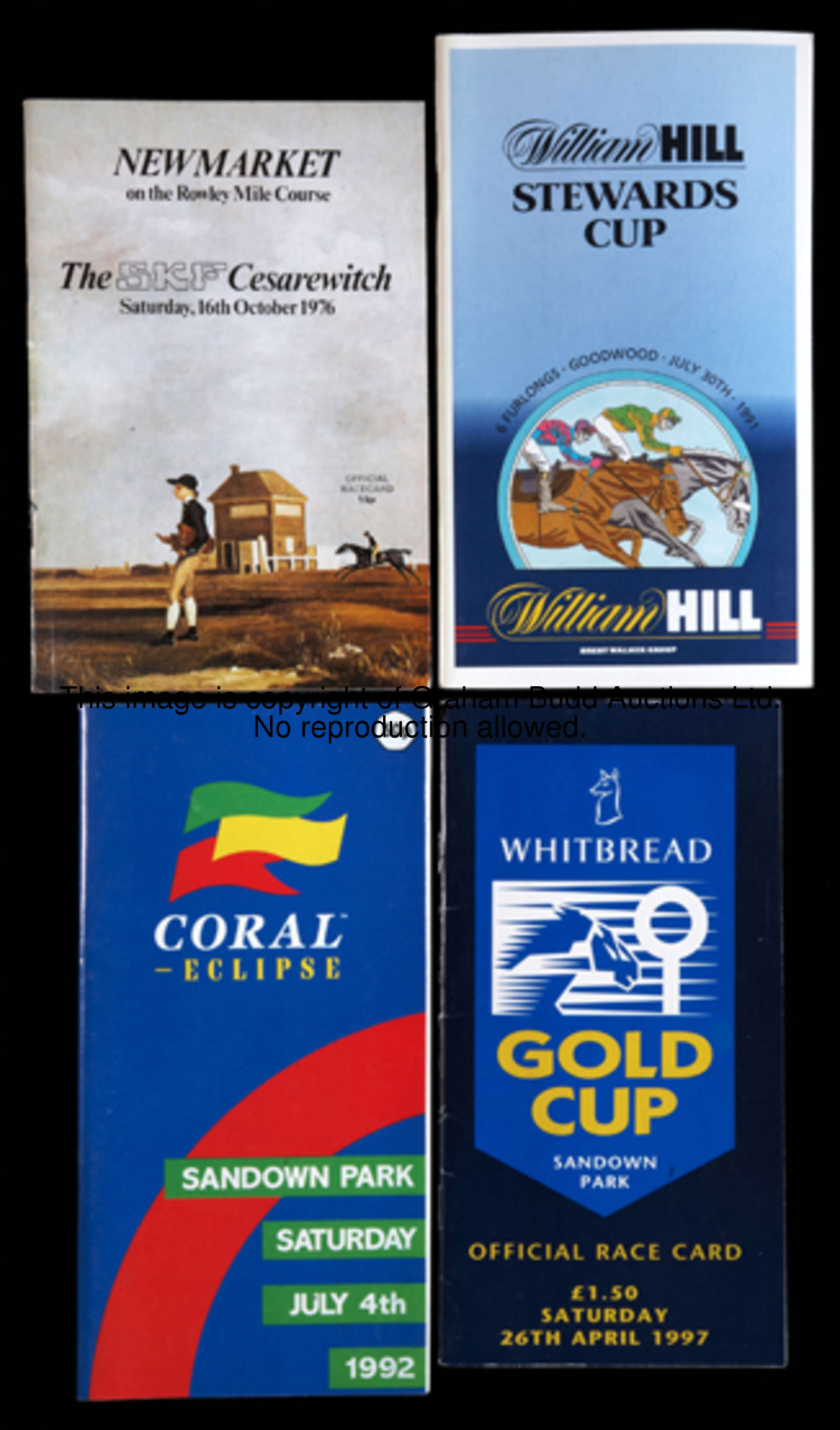 A large quantity of racecards dating from the 1970s onwards, with representation of 43 British racec...