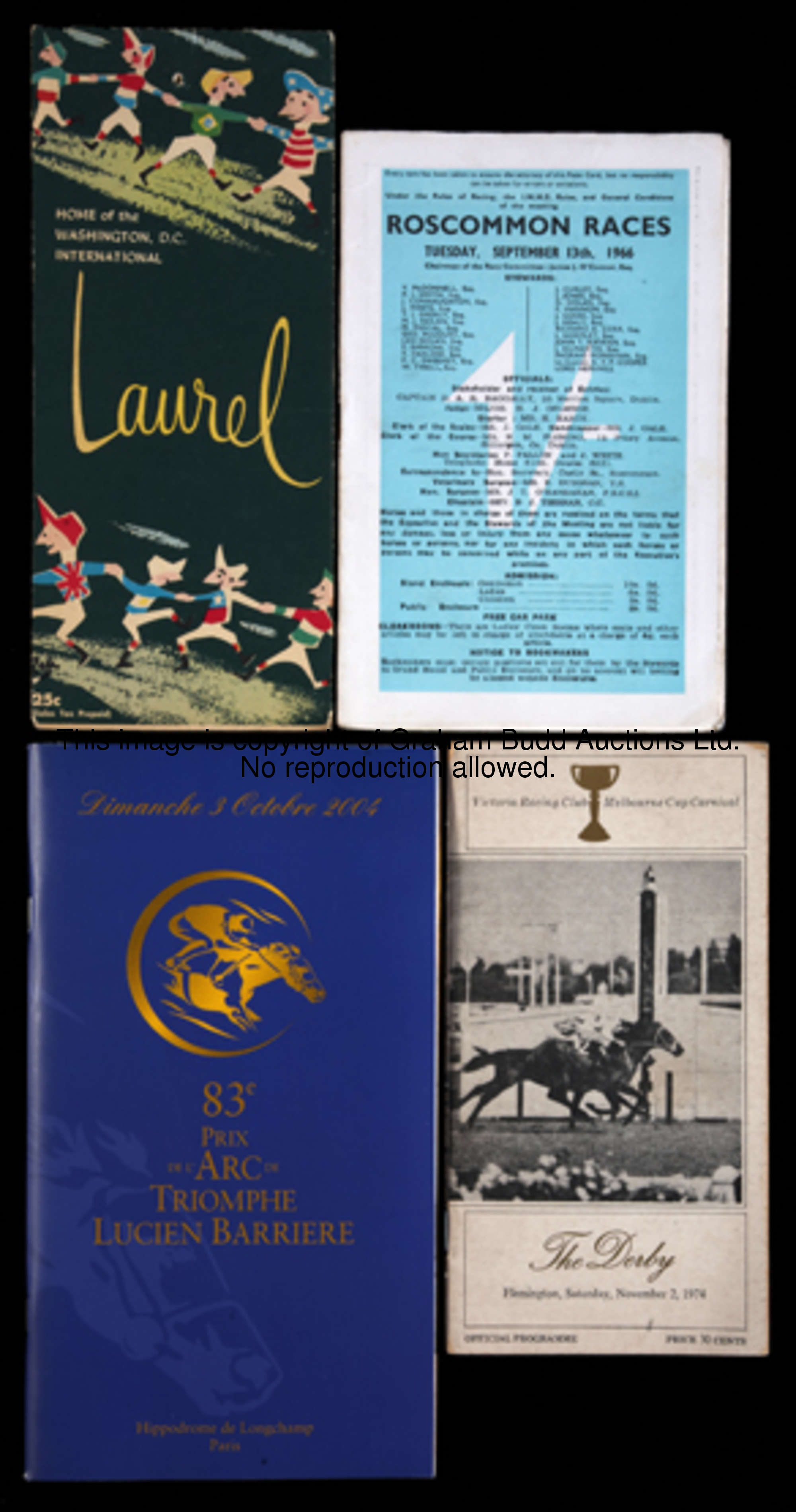 A collection of overseas racecards, including Ireland, France, Australia, North America, Dubai, the ...