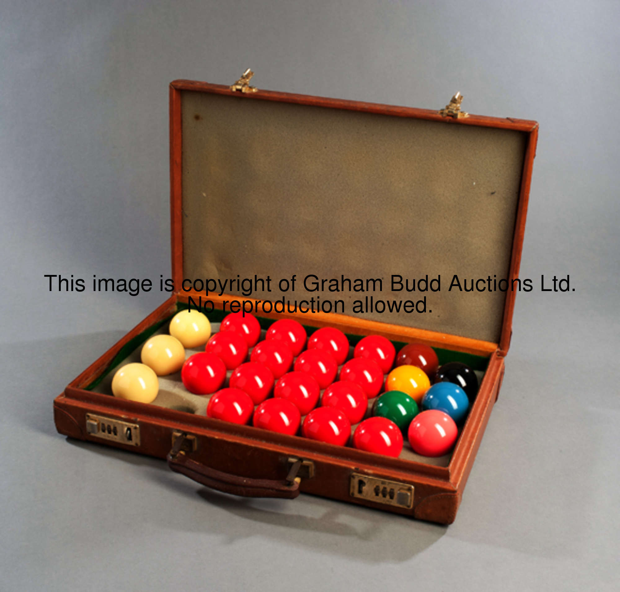 The set of snooker balls used by Steve Davis when achieving the first televised maximum break of 147...