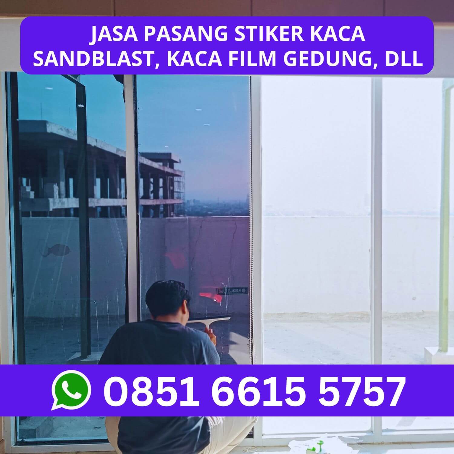 Stiker Kaca Klaten, 0851-6615-5757