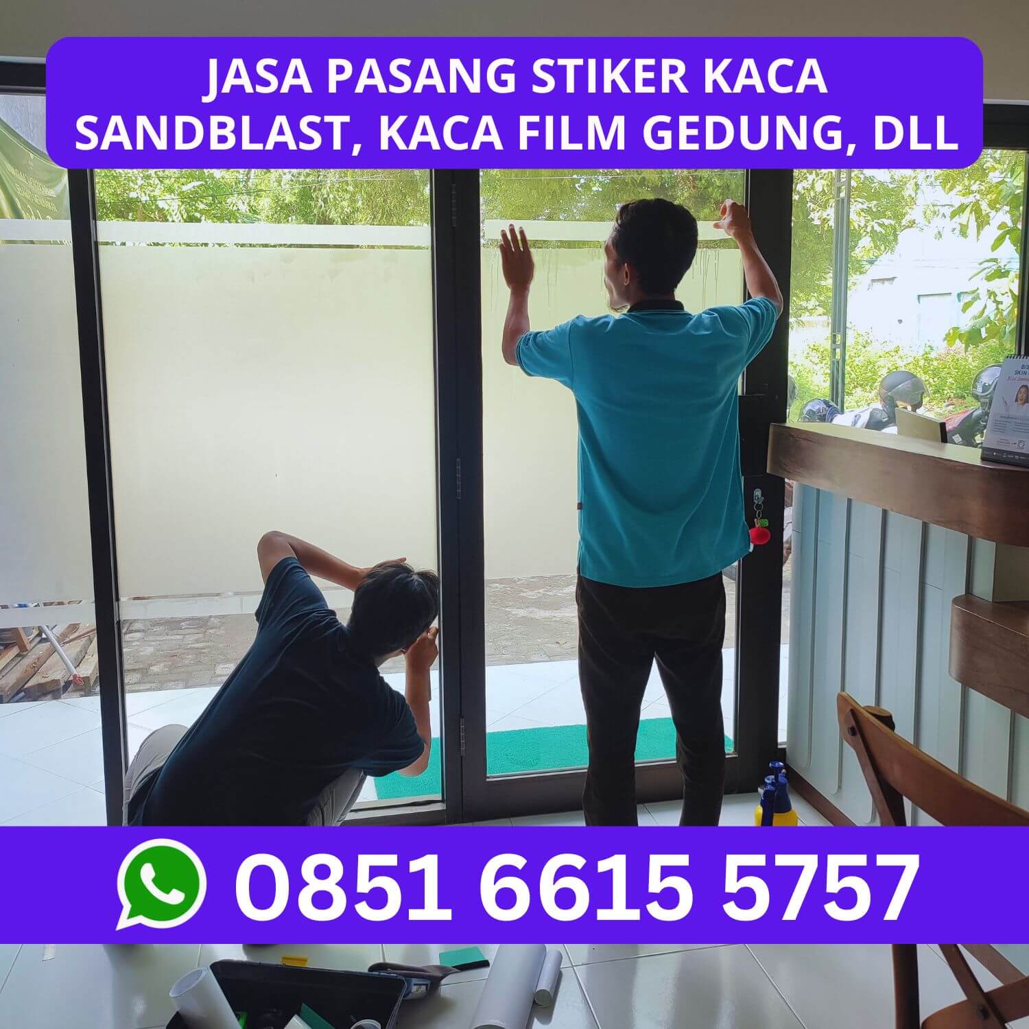 Stiker Kaca Sukoharjo, 0851-6615-5757